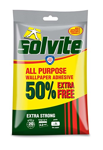 Solvite All Purpose Tapetenkleister 3 Rollen + 50% Kostenlos von Solvite
