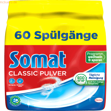 Somat Geschirrspülpulver Classic 10002322 0,96kg von Somat