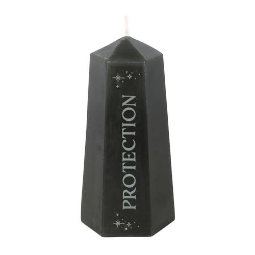Schwarze Kristallturmkerze mit verstecktem Obsidian-Stein – Schutz & innere Klarheit für Manifestation, Meditation und spirituelle Rituale – 30 Stunden Brenndauer, geruchloses Paraffinwachs Schwarze Kristallturmkerze mit verstecktem Obsidian-Stein – Schutz & innere Klarheit für Manifestation, Meditation und spirituelle Rituale – 30 Stunden Brenndauer, geruchloses Paraffinwachs von Something Different Wholesale