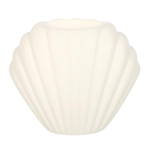 Zeitgenössische Muschel-Ölbrenner, neutrale Steinfarbe, Heimdekoration, Sommerduft-Duftöle, Wachsschmelzen für Duftlampen, Urlaubs-Haven-Ambiente von Something Different Wholesale