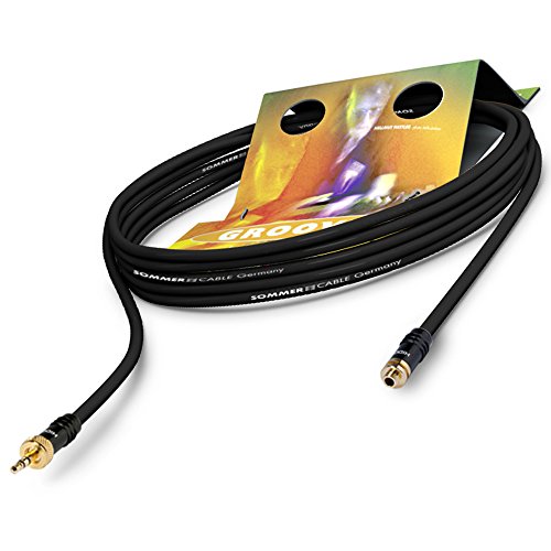 Sommer Cable 7,5m Verlängerung 3,5mm Klinke Adapterkabel Mini-Klinke männlich auf Miniklinke weiblich Patchkabel HICON J35-Screw- GOCW-0750-SW von Sommer Cable
