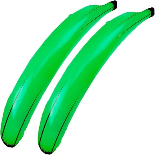 Gaint Aufblasbare Banane 177,8 cm Grün Bananenballon Große Blow Up Banane Riesige Bananenballon für Indoor Outdoor Bachelorette Sommer Pool Party von Sonarun