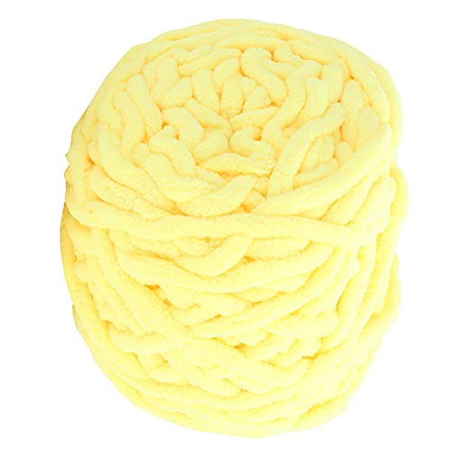 Gemütliche Weiche Dicke und Schnelle Garn für Einfache Nadelstrickprojekte Milch Weiße Polyester Wollgarn für -gewebte Decken Hüte Schals Ideal für Häkel (#4) von Sonew