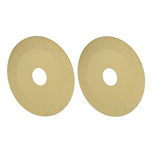 Hochleistungs -Diamantglas -Schneidscheibe 100 Mm OD mit 15 Mm Sandbreite für Fliesen und Kristall - Grün 22 Mm ID 2 -Stcs -Packung (GREEN) (Champagner Gold) von Sonew