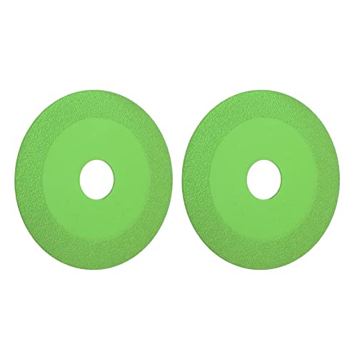 Hochleistungs -Diamantglas -Schneidscheibe 100 Mm OD mit 15 Mm Sandbreite für Fliesen und Kristall - Grün 22 Mm ID 2 -Stcs -Packung (GREEN) von Sonew