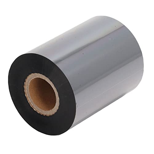 Hochleistungs -Thermaltransferband für Barcodedruck - 110 Mm X 300 M Schwarzes Wachs - Kompatibel mit TSC - -Argox -Druckern - Langlebig und Zuverlässig für Klare Text und Grafik (80 mm*300 m) von Sonew
