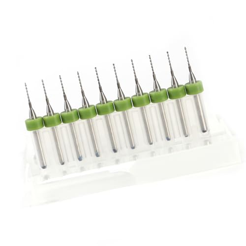 Präzisionsmikro -Bohrer -Bits für PCB -Präzisionsbohrungen mit Scharfen Carbid -Spitzen und Effizient (0,1 mm) (0,2 mm) (0,3 mm) (0,4 mm) (0,5 mm) (0,7 mm) von Sonew