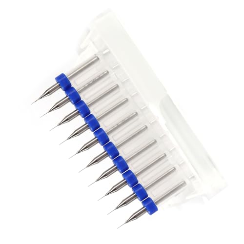 Präzisionsmikro -Bohrer -Bits für PCB -Präzisionsbohrungen mit Scharfen Carbid -Spitzen und Effizient (0,1 mm) (0,2 mm) von Sonew