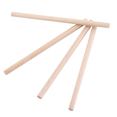 Premium -Qualität 80 Mm Runde Holzstöcke für DIY -Bastelprojekte und Hausgartendekorationen - Haltbares Natürliches Birkenholz - Ideal für Modellgebäude und Kinderhandwerk von Sonew