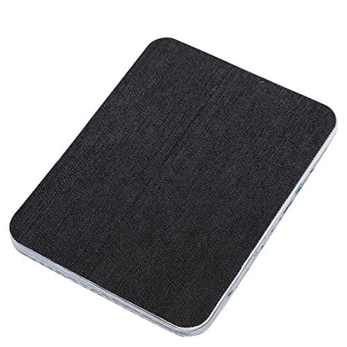 Qualitätskleber Kleidungsstücke für Lang Anhaltende Reparatur und Dekoration Vielseitiger 12-Stc-Quadrat-Denim-Ellbogen-Knieflecken in Schwarz, Dunkelblau, Hellblau von Sonew