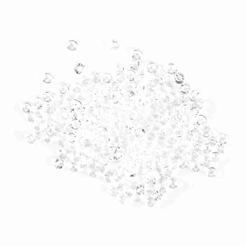 Sonew 1000 Pcs Bag Clear Acrylperlen Vase -Füllstoff für DIY -Handwerk und Hochzeitsfeierdekor, 3mm Transparente Party Perlen für Tischmittelstücke (Transparent) von Sonew