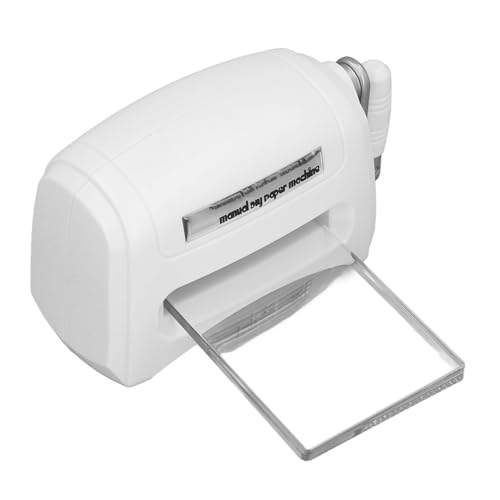 Sonew Tragbare Handprägemaschine, Mini Manuelles Stanzgerät für Papier, Karton und Leder aus Langlebigen ABS-Materialien von Sonew
