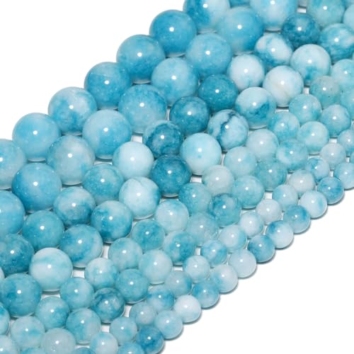 Love Beads Crazy Lace Achat-Perlen für Schmuckherstellung, 6 mm, 38,1 cm von Song Xi
