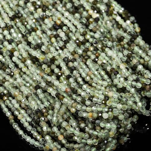 Song Xi 180 Stück 2 mm natürliche Prehnit-Edelstein-Perlen, facettiert, rund, lose Steinperlen für die Schmuckherstellung Song Xi 180 Stück 2 mm natürliche Prehnit-Edelstein-Perlen, facettiert, rund, lose Steinperlen für die Schmuckherstellung von Song Xi