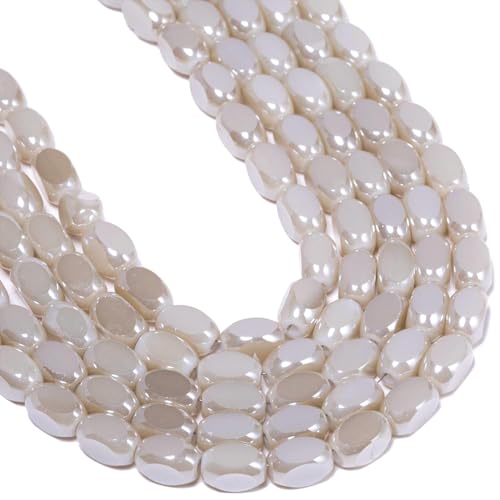 Songxi 70 Stück graue Porzellan-Farbe, halb plattiert, ovale Glasperlen für Schmuckherstellung, 5 x 8 mm, handgefertigte Kristallperlen für Armband, Halskette, Schlüsselanhänger, lose Abstandshalter Songxi 70 Stück graue Porzellan-Farbe, halb plattiert, ovale Glasperlen für Schmuckherstellung, 5 x 8 mm, handgefertigte Kristallperlen für Armband, Halskette, Schlüsselanhänger, lose Abstandshalter von Song Xi