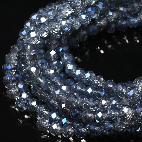 Songxi Glasperlen für Schlüsselanhänger, Halsketten, Ohrringe, Schmuckherstellung, für Edelsteine, Bastelbedarf, 3 mm, transparent, AB-Blau, 5 Stränge Songxi Glasperlen für Schlüsselanhänger, Halsketten, Ohrringe, Schmuckherstellung, für Edelsteine, Bastelbedarf, 3 mm, transparent, AB-Blau, 5 Stränge von Song Xi