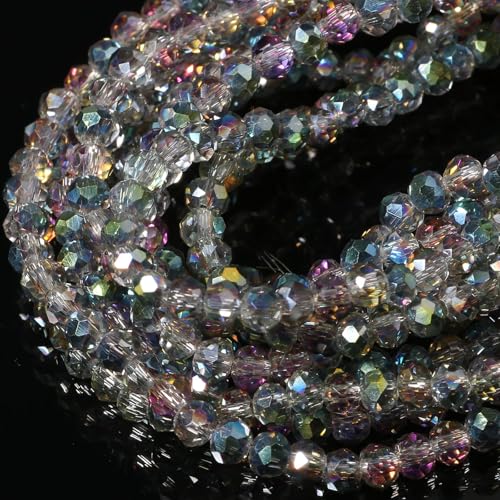 Songxi Glasperlen für Schlüsselanhänger, Halsketten, Ohrringe, Schmuckherstellung, für Edelsteine, Bastelbedarf, 4 mm, transparent, grün, 5 Stränge Songxi Glasperlen für Schlüsselanhänger, Halsketten, Ohrringe, Schmuckherstellung, für Edelsteine, Bastelbedarf, 4 mm, transparent, grün, 5 Stränge von Song Xi