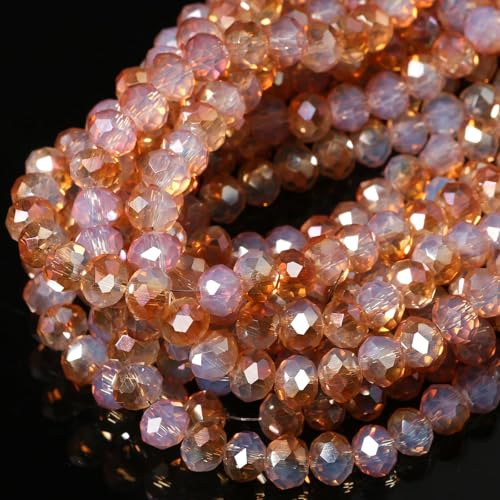 Songxi-Glasperlen für Schlüsselanhänger, Halsketten, Ohrringe, Schmuckherstellung, für Edelsteine, Bastelbedarf, 8 mm, Champagnerweiß, 5 Stränge Songxi-Glasperlen für Schlüsselanhänger, Halsketten, Ohrringe, Schmuckherstellung, für Edelsteine, Bastelbedarf, 8 mm, Champagnerweiß, 5 Stränge von Song Xi