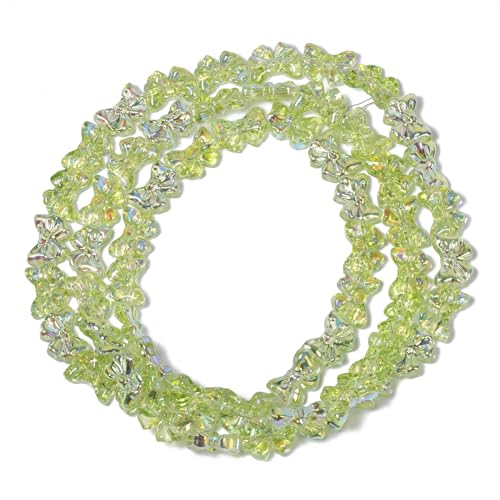 Songxi Glasperlen für Schmuckherstellung, 10 x 14 mm, handgefertigte Kristallperlen für Armband, Halskette, Schlüsselanhänger, lose Abstandshalter, für Kunst und Handwerk, 60 Stück von Song Xi