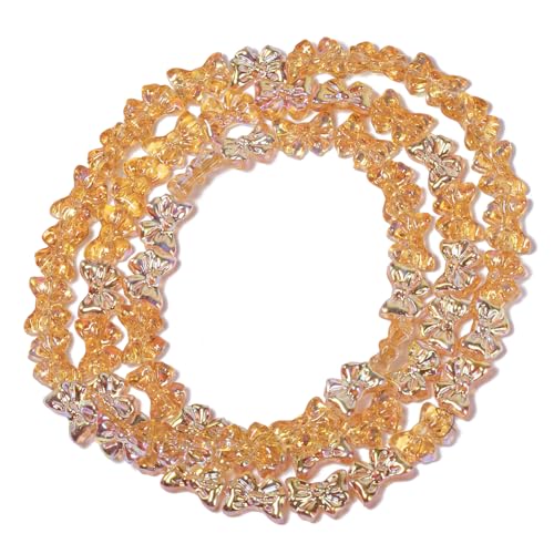 Songxi Glasperlen für Schmuckherstellung, 10 x 14 mm, handgefertigte Kristallperlen für Armband, Halskette, Schlüsselanhänger, lose Abstandshalter, für Kunst und Handwerk, 60 Stück von Song Xi