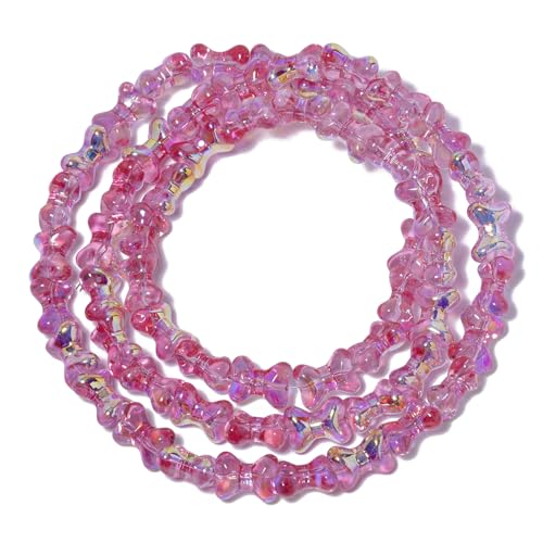 Songxi Glasperlen für Schmuckherstellung, 9,5 x 12,5 mm, handgefertigte Kristallperlen für Armband, Halskette, Schlüsselanhänger, lose Abstandshalter-Perlen für Kunst und Handwerk, 60 Stück Songxi Glasperlen für Schmuckherstellung, 9,5 x 12,5 mm, handgefertigte Kristallperlen für Armband, Halskette, Schlüsselanhänger, lose Abstandshalter-Perlen für Kunst und Handwerk, 60 Stück von Song Xi