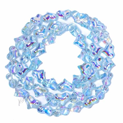 Songxi Glasperlen für Schmuckherstellung, 9,5 x 12,5 mm, handgefertigte Kristallperlen für Armband, Halskette, Schlüsselanhänger, lose Abstandshalter-Perlen für Kunst und Handwerk, 60 Stück Songxi Glasperlen für Schmuckherstellung, 9,5 x 12,5 mm, handgefertigte Kristallperlen für Armband, Halskette, Schlüsselanhänger, lose Abstandshalter-Perlen für Kunst und Handwerk, 60 Stück von Song Xi