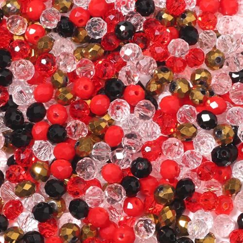 Songxi Glasperlen für Schmuckherstellung, Kristallperlen für Armbänder, Schmuckherstellung, Abstandshalter für Schlüsselanhänger, Halsketten, Ohrringe, DIY, Kunst und Handwerk, 300 Stück Songxi Glasperlen für Schmuckherstellung, Kristallperlen für Armbänder, Schmuckherstellung, Abstandshalter für Schlüsselanhänger, Halsketten, Ohrringe, DIY, Kunst und Handwerk, 300 Stück von Song Xi