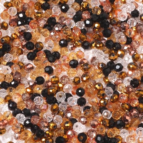 Songxi Glasperlen für Schmuckherstellung, Kristallperlen für Armbänder, Schmuckherstellung, Abstandshalter für Schlüsselanhänger, Halsketten, Ohrringe, DIY, Kunst und Handwerk, 500 Stück von Song Xi