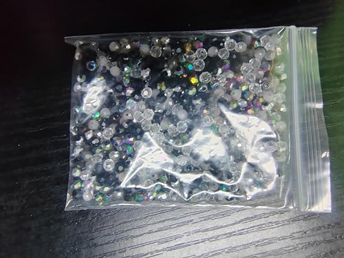 Songxi Glasperlen für Schmuckherstellung, Kristallperlen für Armbänder, Schmuckherstellung, Abstandshalter für Schlüsselanhänger, Halsketten, Ohrringe, DIY, Kunst und Handwerk, 500 Stück Songxi Glasperlen für Schmuckherstellung, Kristallperlen für Armbänder, Schmuckherstellung, Abstandshalter für Schlüsselanhänger, Halsketten, Ohrringe, DIY, Kunst und Handwerk, 500 Stück von Song Xi
