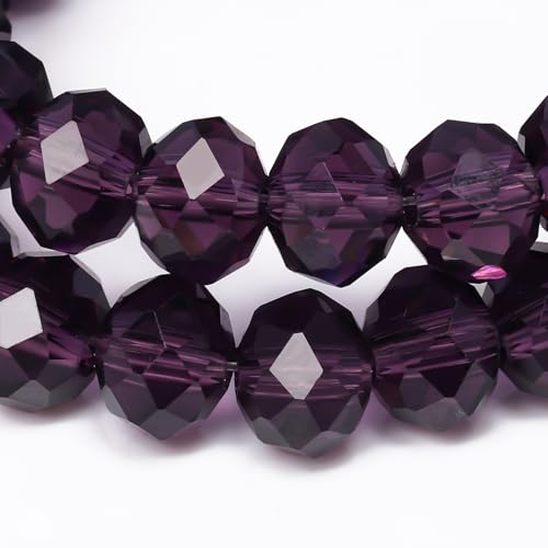 Songxi Glasperlen zur Schmuckherstellung, facettierte Glasperlen für Armbänder, Halsketten, Ohrringe, Kunst und Handwerk, DIY, klare Edelsteinperlen, Rondelle-Abstandshalter, Geburtstagsgeschenke für von Song Xi