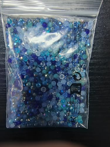 Songxi blaue Glasperlen für Schmuckherstellung, Kristallperlen für Armbänder, Schmuckherstellung, Abstandshalter für Schlüsselanhänger, Halsketten, Ohrringe, DIY, Kunst und Handwerk, 300 Stück Songxi blaue Glasperlen für Schmuckherstellung, Kristallperlen für Armbänder, Schmuckherstellung, Abstandshalter für Schlüsselanhänger, Halsketten, Ohrringe, DIY, Kunst und Handwerk, 300 Stück von Song Xi