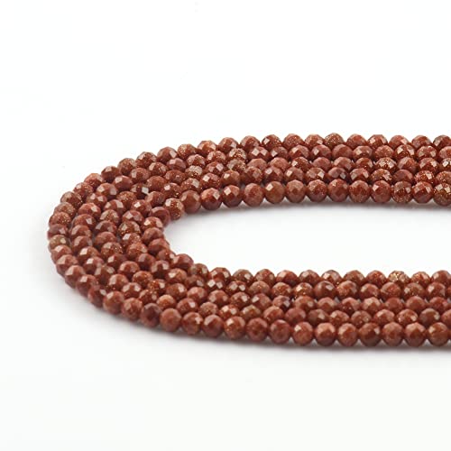 Songxi natürliche goldene Sandsteinperlen, 3 mm, klein, facettiert, rund, lose Edelstein-Schmuckherstellung, DIY Kunst und Handwerk, Armband-Halskette, 120 Stück Songxi natürliche goldene Sandsteinperlen, 3 mm, klein, facettiert, rund, lose Edelstein-Schmuckherstellung, DIY Kunst und Handwerk, Armband-Halskette, 120 Stück von Song Xi