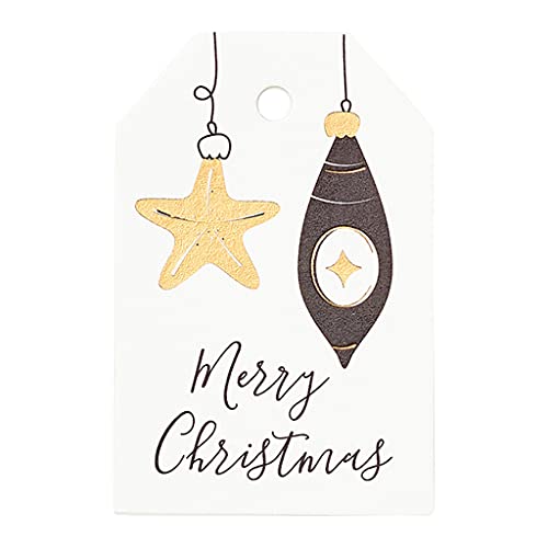 100 Stück Seitenmarkierungen, Glocken, Baum, bedruckt, Lesezubehör, Frohe Weihnachten, Karten, Lese-Belohnungen, zufällige Auswahl für Teenager von Songelt