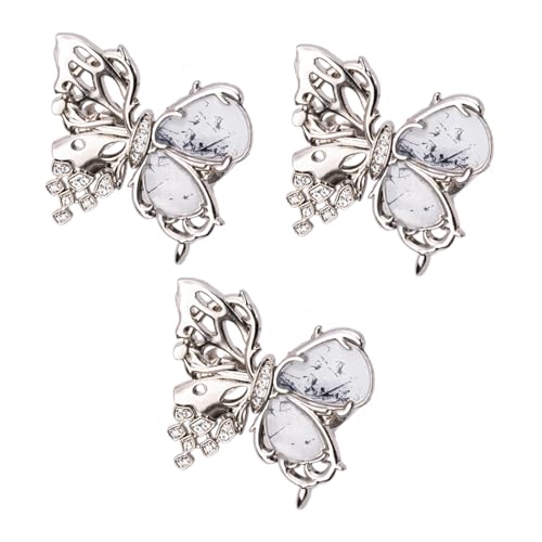 3 x Schmetterlings-Taillenversteller, Cinch-Clip für Hosen, Jeans, Strumpfhalter für übergroße Anpassung, nicht nähend, verstellbare Schmetterlings-Taillenschnalle 3 x Schmetterlings-Taillenversteller, Cinch-Clip für Hosen, Jeans, Strumpfhalter für übergroße Anpassung, nicht nähend, verstellbare Schmetterlings-Taillenschnalle von Songelt