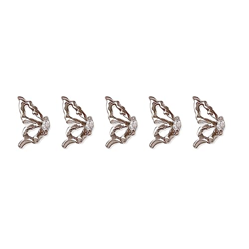 5 x Luxus-Zirkon-Nagelanhänger, Strasssteine, Schmetterlinge, Nagelkunst, Strasssteine, Diamanten, Kristall, Schmucksteine, Kunstwerkzeuge 5 x Luxus-Zirkon-Nagelanhänger, Strasssteine, Schmetterlinge, Nagelkunst, Strasssteine, Diamanten, Kristall, Schmucksteine, Kunstwerkzeuge von Songelt