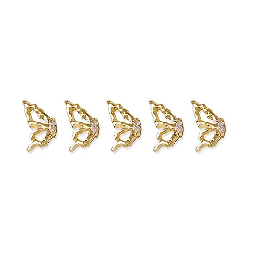 5 x Luxus-Zirkon-Nagelanhänger, Strasssteine, Schmetterlinge, Nagelkunst, Strasssteine, Diamanten, Kristall, Schmucksteine, Kunstwerkzeuge 5 x Luxus-Zirkon-Nagelanhänger, Strasssteine, Schmetterlinge, Nagelkunst, Strasssteine, Diamanten, Kristall, Schmucksteine, Kunstwerkzeuge von Songelt