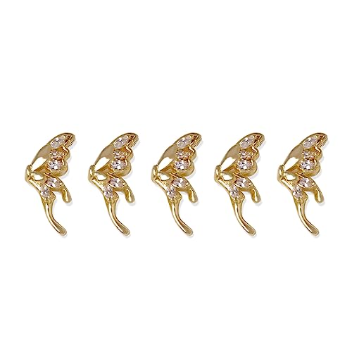 5 x Luxus-Zirkon-Nagelanhänger, Strasssteine, Schmetterlinge, Nagelkunst, Strasssteine, Diamanten, Kristall, Schmucksteine, Kunstwerkzeuge 5 x Luxus-Zirkon-Nagelanhänger, Strasssteine, Schmetterlinge, Nagelkunst, Strasssteine, Diamanten, Kristall, Schmucksteine, Kunstwerkzeuge von Songelt