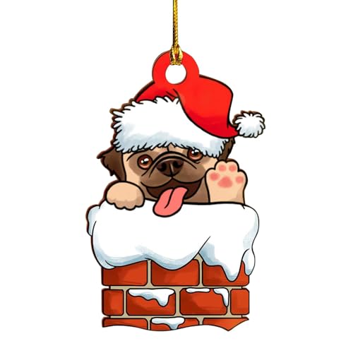 Acryl Hund Ornament Weihnachtsbaum Hängende Schild Statuen Dekorationen Festival Party Segen Welpe Anhänger Neujahr Weihnachtsbaum Hängender Anhänger Acryl Hund Ornament Weihnachtsbaum Hängende Schild Statuen Dekorationen Festival Party Segen Welpe Anhänger Neujahr Weihnachtsbaum Hängender Anhänger von Songelt