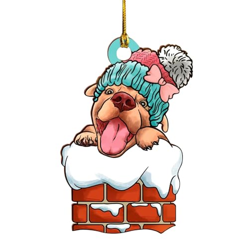 Acryl Hund Ornament Weihnachtsbaum Hängende Schild Statuen Dekorationen Festival Party Segen Welpe Anhänger Neujahr Weihnachtsbaum Hängender Anhänger Acryl Hund Ornament Weihnachtsbaum Hängende Schild Statuen Dekorationen Festival Party Segen Welpe Anhänger Neujahr Weihnachtsbaum Hängender Anhänger von Songelt