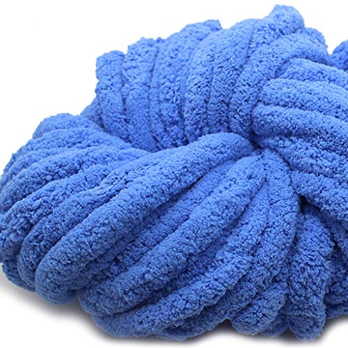 Chenille-Deckengarn, 250 g, weicher Überwurf und Babydecken, gewebte Decke für Mütter, Großmutter, Neujahr, Geschenk, Accessoire, Kaschmirgarn, Schwarz von Songelt