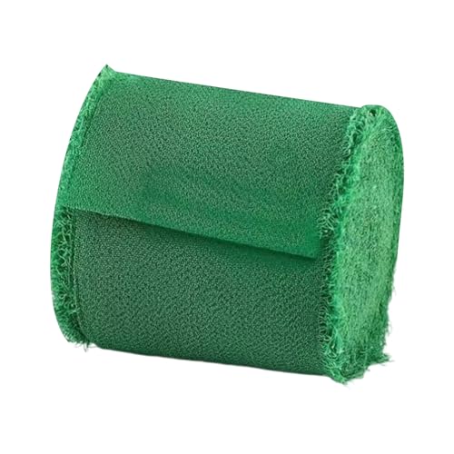 Elegantes zerrissenes Chiffonband für Hochzeitsdekoration, handgefertigtes Handwerk, Partys, Styling, 5 m lange Bandrolle von Songelt