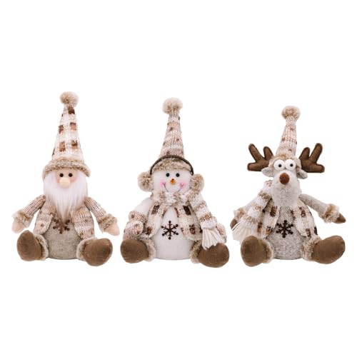 Europäische Weihnachts-Sitzfigur, elegante sitzende Weihnachtspuppen, weich und stabil, Festival-Verzierung, Figur Europäische Weihnachts-Sitzfigur, elegante sitzende Weihnachtspuppen, weich und stabil, Festival-Verzierung, Figur von Songelt