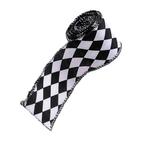 Festivalband, Rolle, Weihnachtsdekoration, Geschenkverpackung, Zubehör, effiziente Polyester-Materialien, schwarz-weiße Streifen, Weihnachtsdekoration, Geschenkband-Set Festivalband, Rolle, Weihnachtsdekoration, Geschenkverpackung, Zubehör, effiziente Polyester-Materialien, schwarz-weiße Streifen, Weihnachtsdekoration, Geschenkband-Set von Songelt