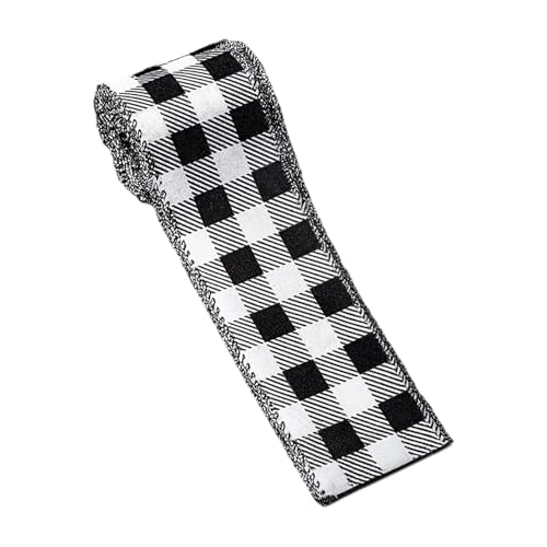 Festivalband, Rolle, Weihnachtsdekoration, Geschenkverpackung, Zubehör, effiziente Polyester-Materialien, schwarz-weiße Streifen, Weihnachtsdekoration, Geschenkband-Set Festivalband, Rolle, Weihnachtsdekoration, Geschenkverpackung, Zubehör, effiziente Polyester-Materialien, schwarz-weiße Streifen, Weihnachtsdekoration, Geschenkband-Set von Songelt