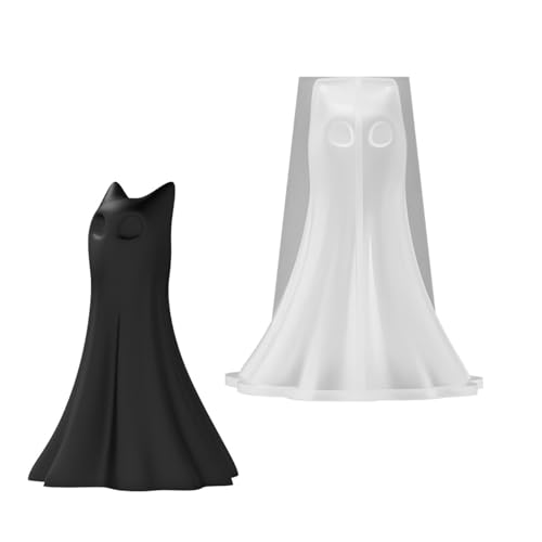 Flexible Katzen-Skulpturformen, Silikon, Epoxidharze für Harze, Backen, Ton, Bastelprojekte, Kinder-Silikon-Set von Songelt