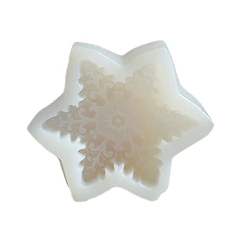 Formen in Schneeflockenform, Seife, Tonform, Silikon für Wachs, Handarbeit, Liebhaber, Schneeflocken-Form Formen in Schneeflockenform, Seife, Tonform, Silikon für Wachs, Handarbeit, Liebhaber, Schneeflocken-Form von Songelt