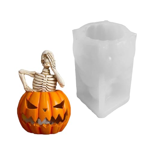 Halloween-Formen, Kürbisse, Gussteile, Epoxidharz, gruselige Skelett-Silikonformen, Pflaster Halloween-Formen, Kürbisse, Gussteile, Epoxidharz, gruselige Skelett-Silikonformen, Pflaster von Songelt