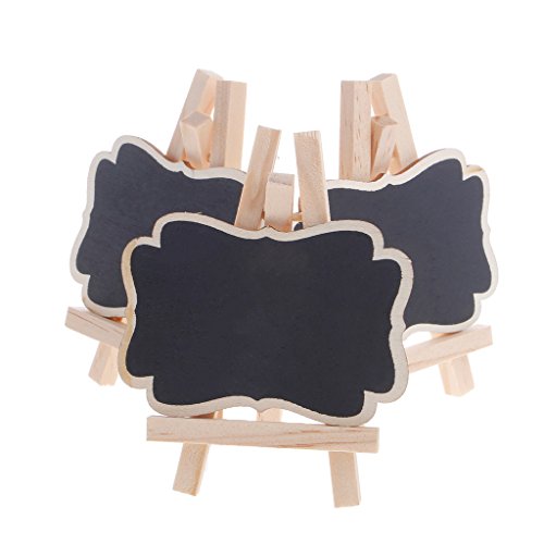 Holztafelständer für Hochzeit, Party, Tischdekoration, Tags, Tafel für Kinder im Freien, 3 Stück Holztafelständer für Hochzeit, Party, Tischdekoration, Tags, Tafel für Kinder im Freien, 3 Stück von Songelt