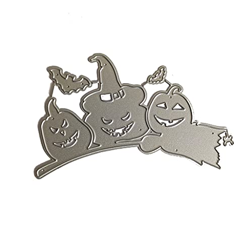 Metall-Stanzschablone, Motiv: Halloween-Kürbis, Sammelalben, Alben, Papierkarten, Scrapbooking, Stanzformen von Songelt