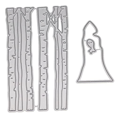 Metall-Stanzschablone, Motiv: Wald, Scrapbooking, Album, Stempel, Papierkarte für handgefertigte Lesezeichen, Prägung, Dekoration, Bastelprojekte, Metall-Stanzformen, Scrapbooking-Schablonen von Songelt